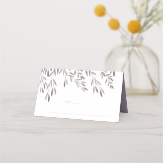 Carte De Placement Mariage Fleur sauvage