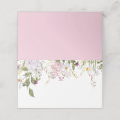 Carte De Placement Mariage Fleur sauvage (Extérieur déplié)