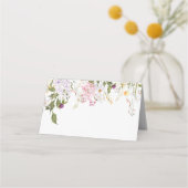 Carte De Placement Mariage Fleur sauvage (Devant)