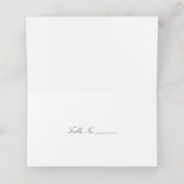 Carte De Placement Mariage fleur sauvage (Intérieur déplié)