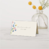 Carte De Placement Mariage Fleur sauvage Boho (Dos)