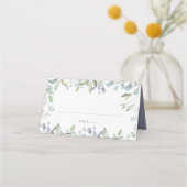 Carte De Placement Mariage Fleurie Aquarelle Lilas (Devant)