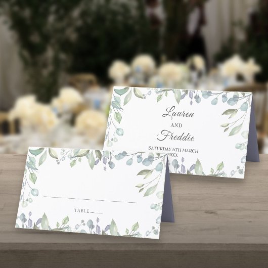 Carte De Placement Mariage Fleurie Aquarelle Lilas