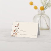 Carte De Placement Mariage Floral Boho (Devant)