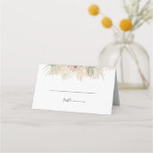 Carte De Placement Mariage floral boho minimal (Devant)