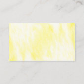 Carte De Placement Mariage floral citron soleil (Dos)