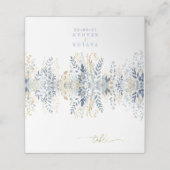 Carte De Placement Mariage Floral doux ID1045 (Extérieur déplié)