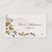 Carte De Placement Mariage Floral Éternel Été Séché Budget (Devant)