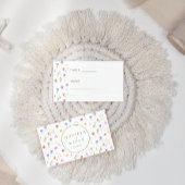 Carte De Placement Mariage floral fleur sauvage rustique pâturé