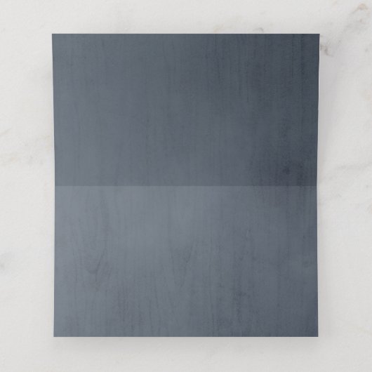 Carte De Placement Mariage floral géométrique bleu foncé Pl (Intérieur déplié)