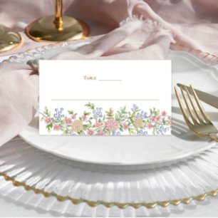 Carte De Placement Mariage floral orange Grace Pastel Blush