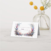 Carte De Placement Mariage forestier romantique Boho enchanté (Devant)