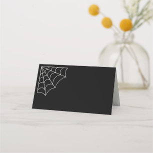 Carte De Placement Mariage gothique noir et blanc