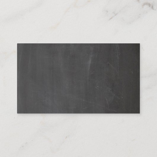 Carte De Placement Mariage gris tableau noir. Tableau simple moderne (Dos)