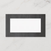 Carte De Placement Mariage gris tableau noir. Tableau simple moderne (Devant)