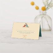 Carte De Placement Mariage Inséparable (Devant)