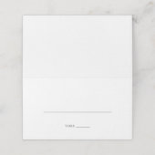 Carte De Placement Mariage ivoire classique (Extérieur déplié)