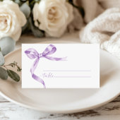 Carte De Placement Mariage Lavender Bow