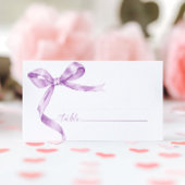 Carte De Placement Mariage Lavender Bow