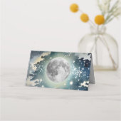 Carte De Placement Mariage lunaire de nuit (Dos)