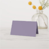 Carte De Placement Mariage mauve simple (Dos)