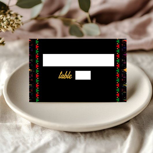 Carte De Placement Mariage mexicain coloré