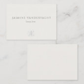 Carte De Placement Mariage Minimaliste au Bord de la Mer (Devant / Derrière)