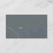 Carte De Placement Mariage minimaliste des anneaux (Devant)