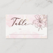 Carte De Placement Mariage minimaliste moderne (Devant)