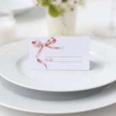 Carte De Placement Mariage Mocha Bow