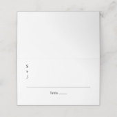 Carte De Placement Mariage moderne (Extérieur déplié)