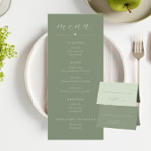 Carte De Placement Mariage moderne Colorblock | Lumière