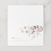 Carte De Placement Mariage Moderne Simple Automne Fleurs Séchées et F (Extérieur déplié)