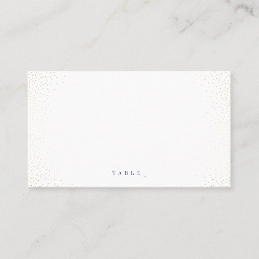 Carte De Placement Mariage monogramme sophistiqué Parties scintillant (Devant)