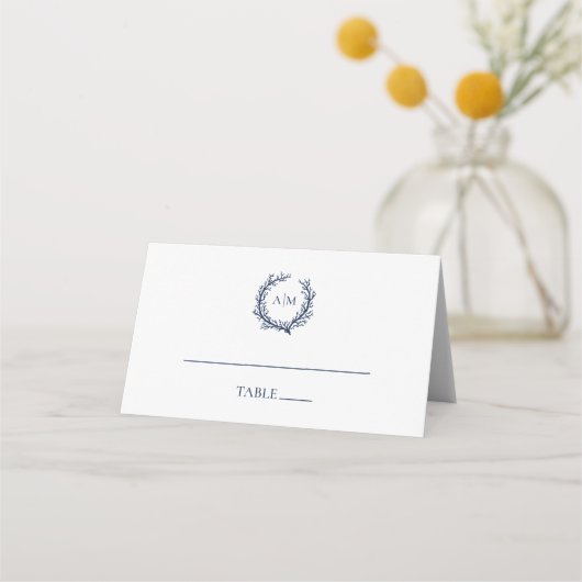 Carte De Placement Mariage nautique Coral Reef (Devant)
