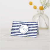 Carte De Placement Mariage nautique côtier (Dos)