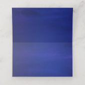 Carte De Placement Mariage nautique Rouge Bleu Hydrangée Paint Drift (Intérieur déplié)