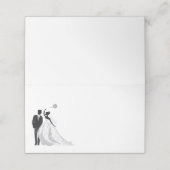 Carte De Placement Mariage Nom du couple Carte Place (Extérieur déplié)