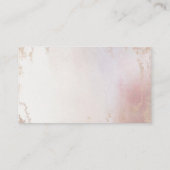 Carte De Placement Mariage Ombre Blush Pink Frosted Foil Numéro de ta (Dos)
