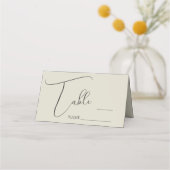 Carte De Placement Mariage Oyster Shells (Devant)
