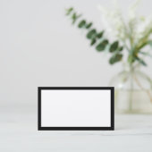 Carte De Placement Mariage papier Kraft rustique vierge (Debout devant)