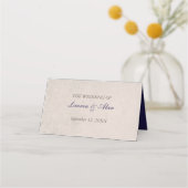 Carte De Placement Mariage Peacock Feather (Dos)