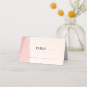 Carte De Placement Mariage photo de script en gras flush & Bloom plié (Devant)