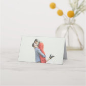 Carte De Placement Mariage photo simple moderne (Dos)