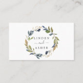 Carte De Placement Mariage plat d'automne (Dos)