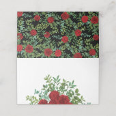 Carte De Placement Mariage Red Rose (Extérieur déplié)