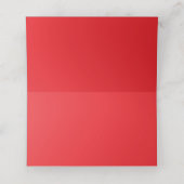 Carte De Placement Mariage Romantique Rose Rouge (Intérieur déplié)