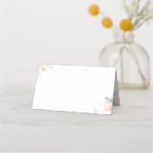 Carte De Placement Mariage rose (Devant)