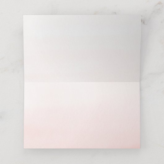 Carte De Placement Mariage rose (Intérieur déplié)