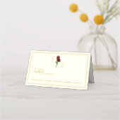 Carte De Placement Mariage Rose d'or ivoire (Devant)
